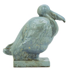 Moulin-des-Loups, Orchies, Gabbiano in gres francese Art Deco, 1920