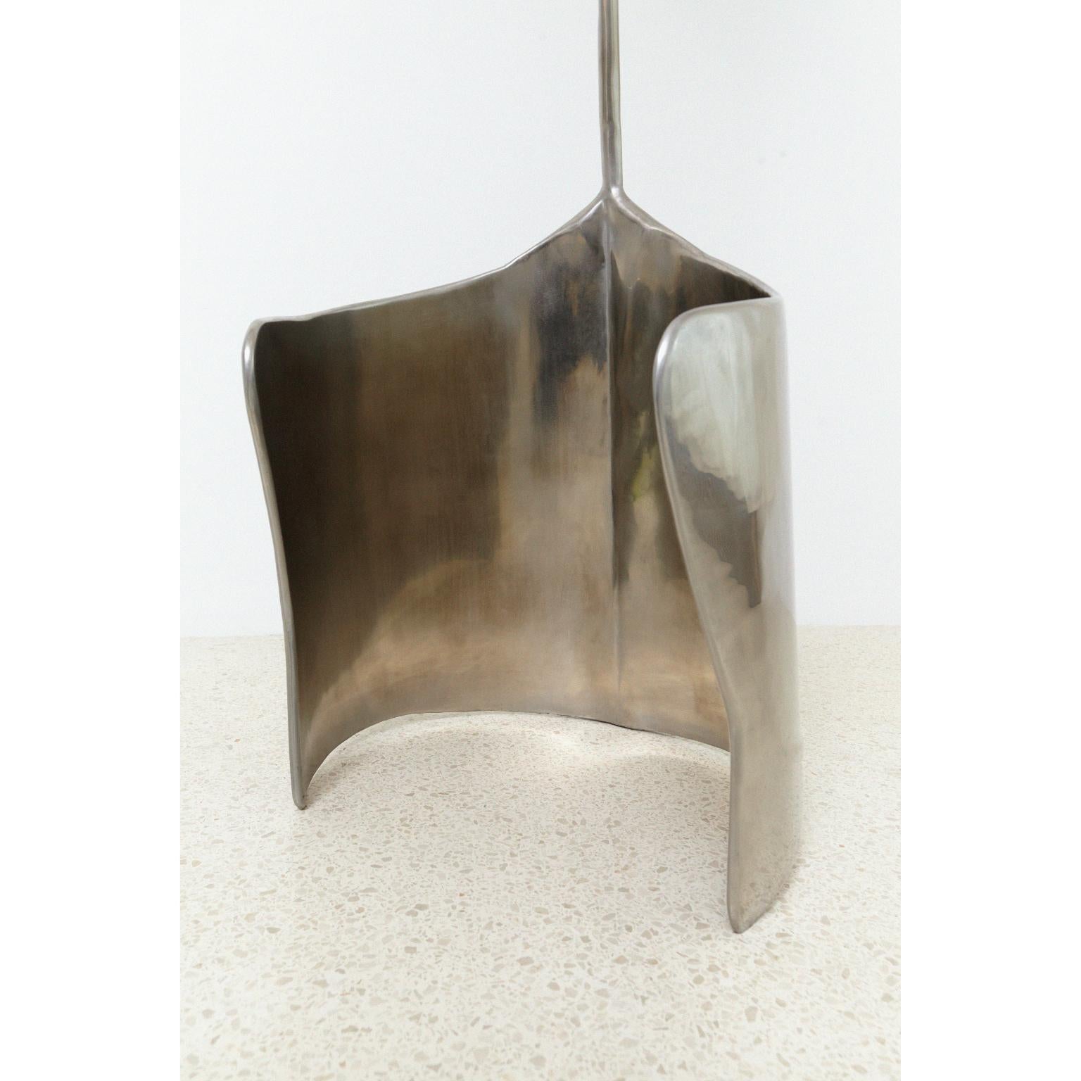 Laiton Lampadaire Moulin en laiton et verre soufflé à la main par Atelier Ellery en vente