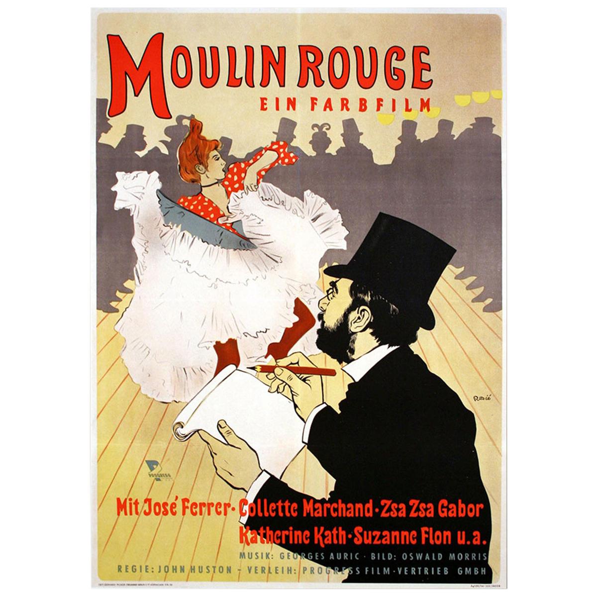 "Moulin Rouge" 1952 Poster