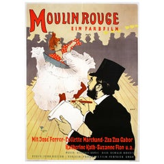 Retro "Moulin Rouge" 1952 Poster