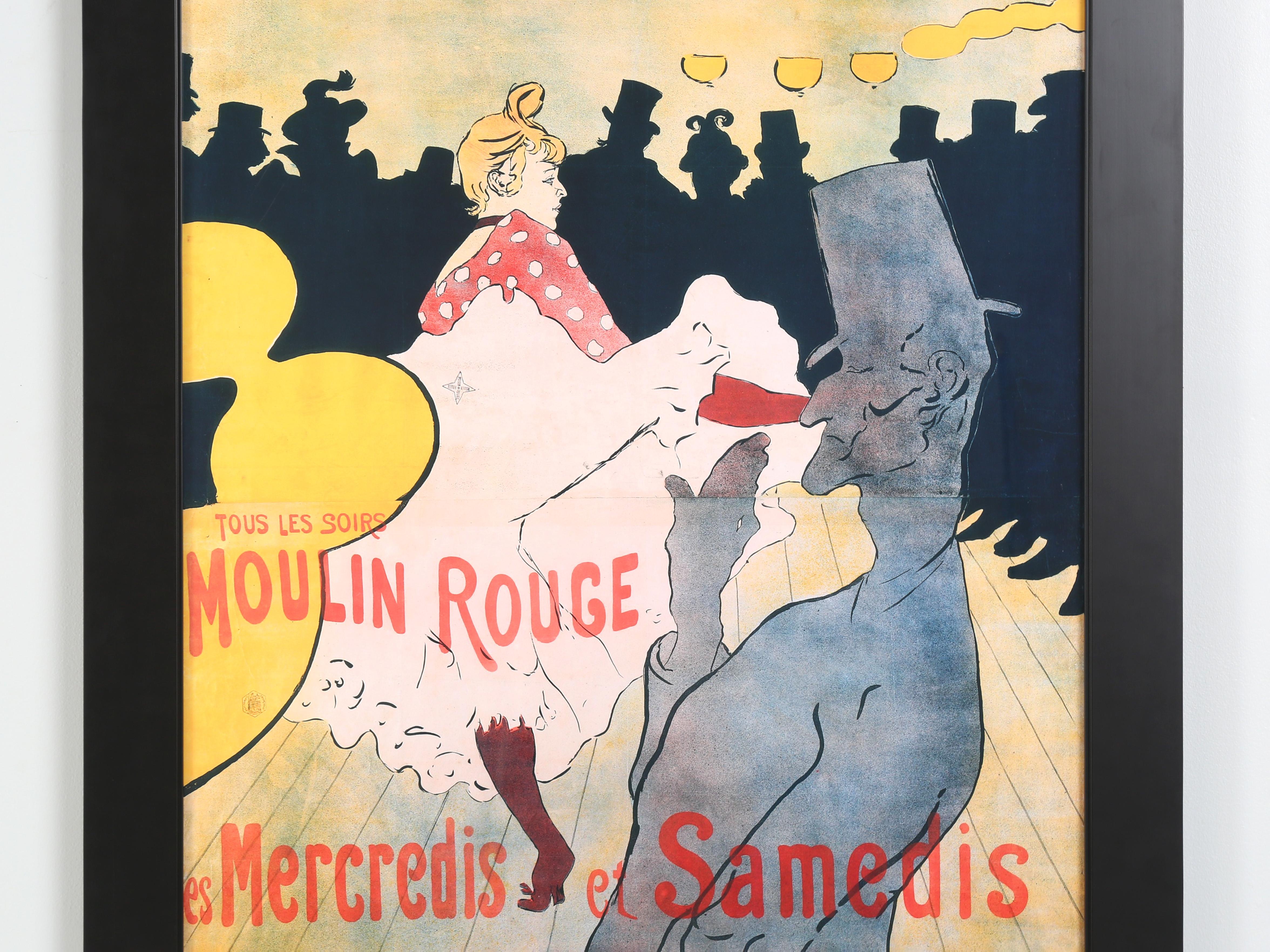 Moulin Rouge Konzert-Bal-Poster von Henri de Toulouse-Lautrec, gut gerahmt  im Zustand „Gut“ im Angebot in Chicago, IL