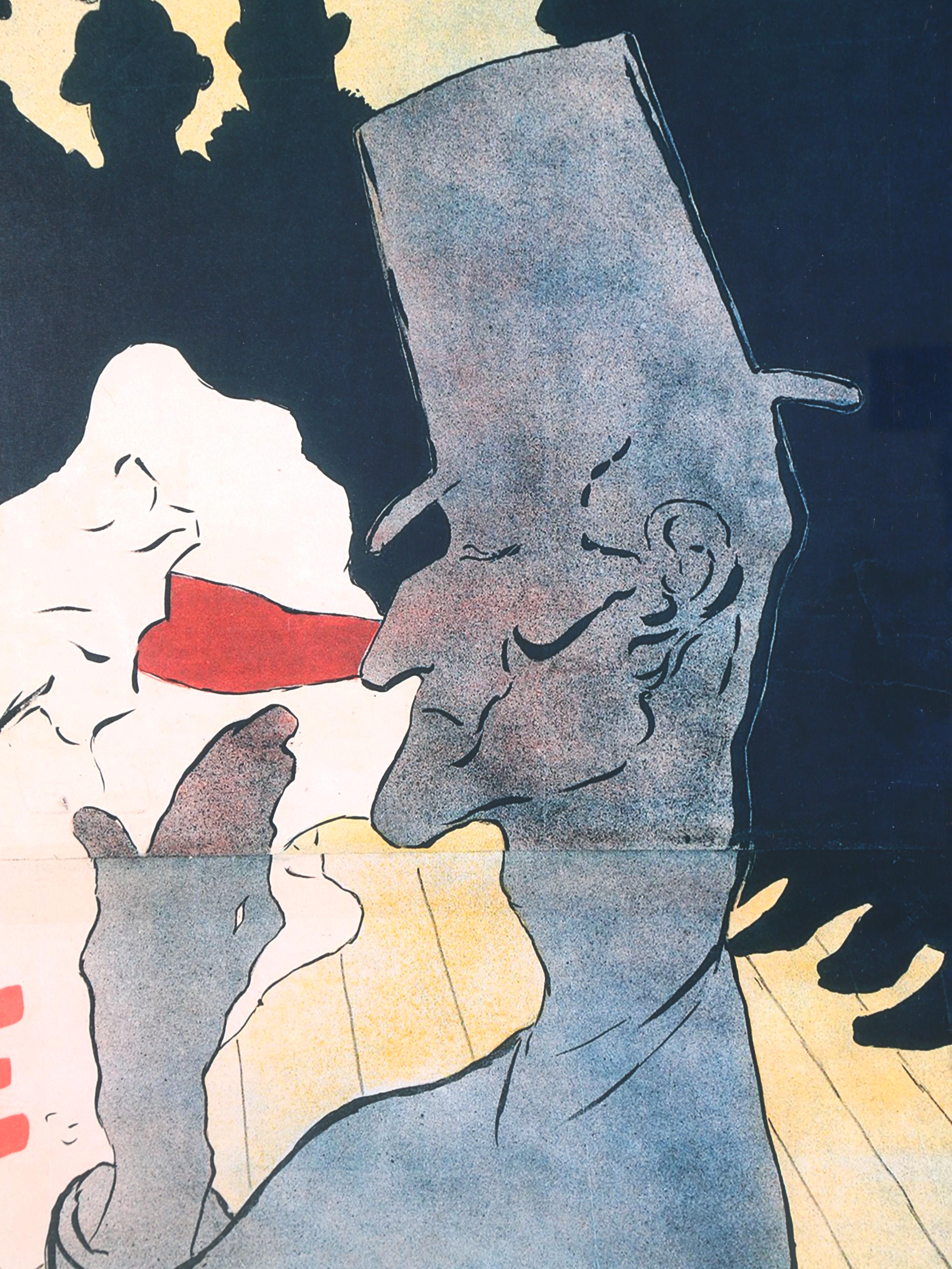 Moulin Rouge Konzert-Bal-Poster von Henri de Toulouse-Lautrec, gut gerahmt  (Papier) im Angebot