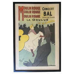 "Moulin Rouge" Lithograph Poster by Henri de Toulouse-Lautrec