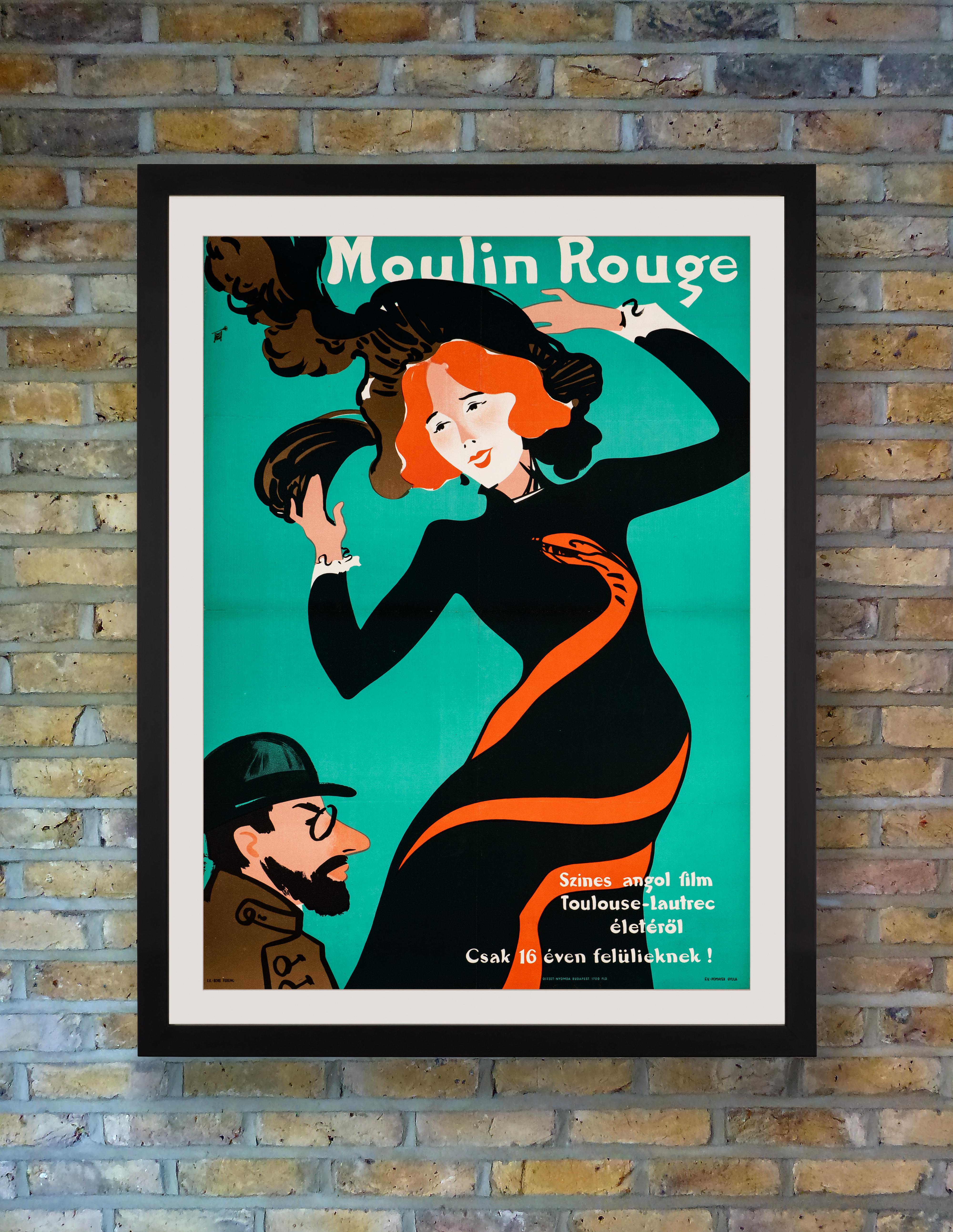 Based on the novel by Pierre La Mure, the 1952 British film 'Moulin Rouge' is a fictionalised account of the life of street artist Henri de Toulouse-Lautrec as he pursues his art in 19th century bohemian Paris and finds solace among the other