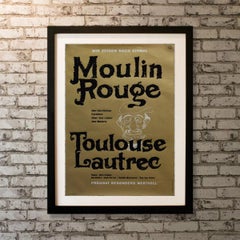 Moulin Rouge, Unframed Poster, 1970's
