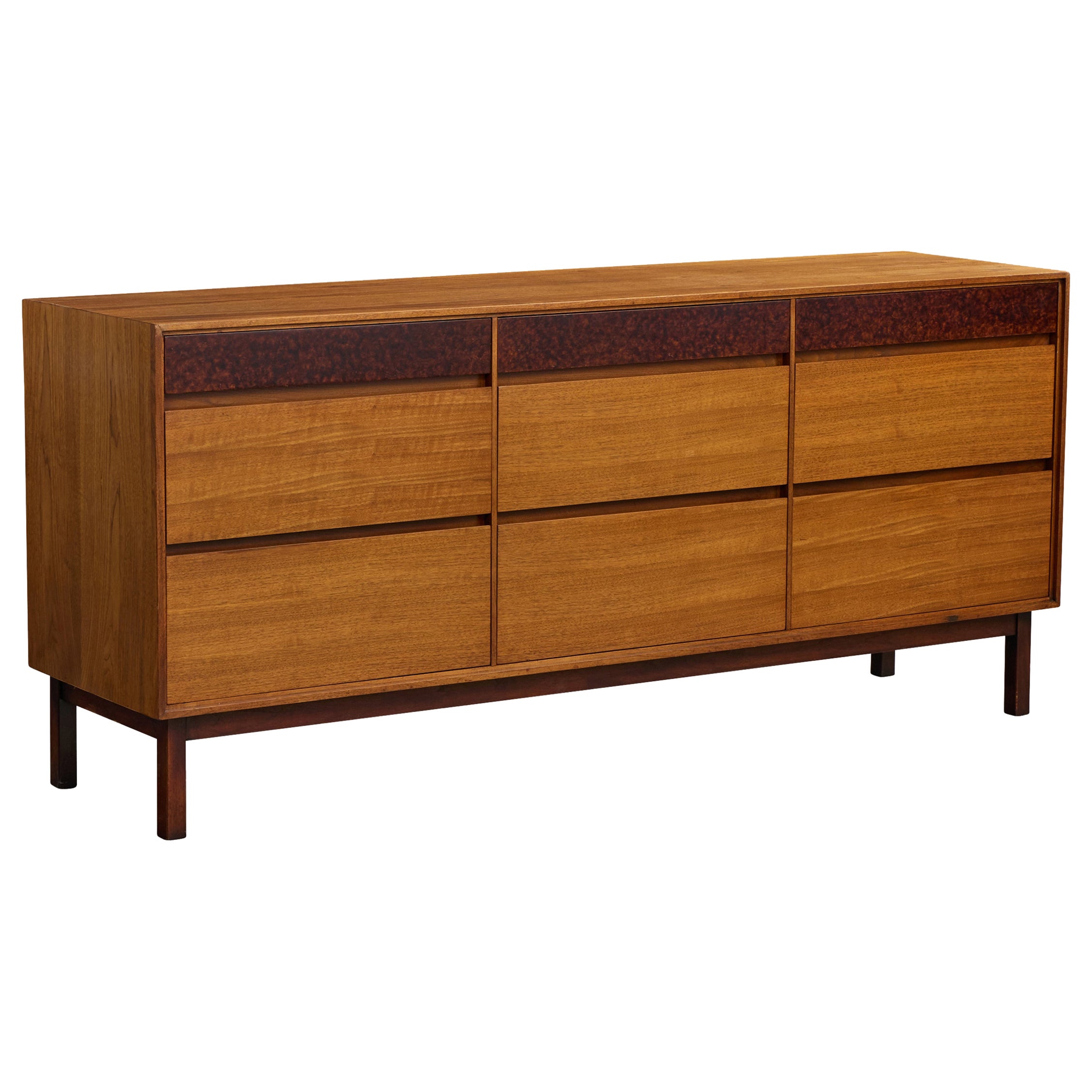 Mount Airy, Cómoda, Nogal, Burl, EEUU, Años 50 en venta