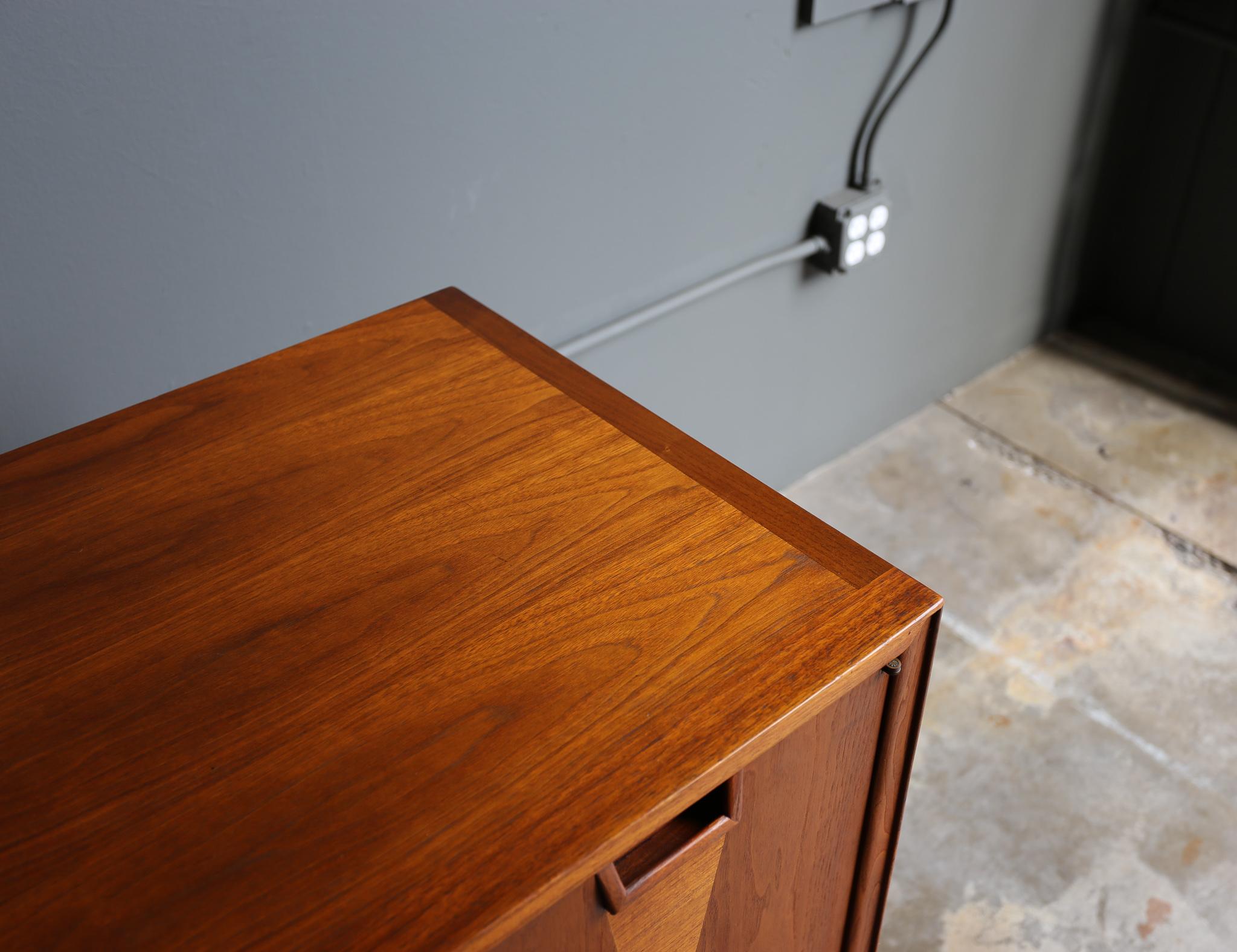 Walnut Mount Airy JANUS Collection Credenza, circa 1960