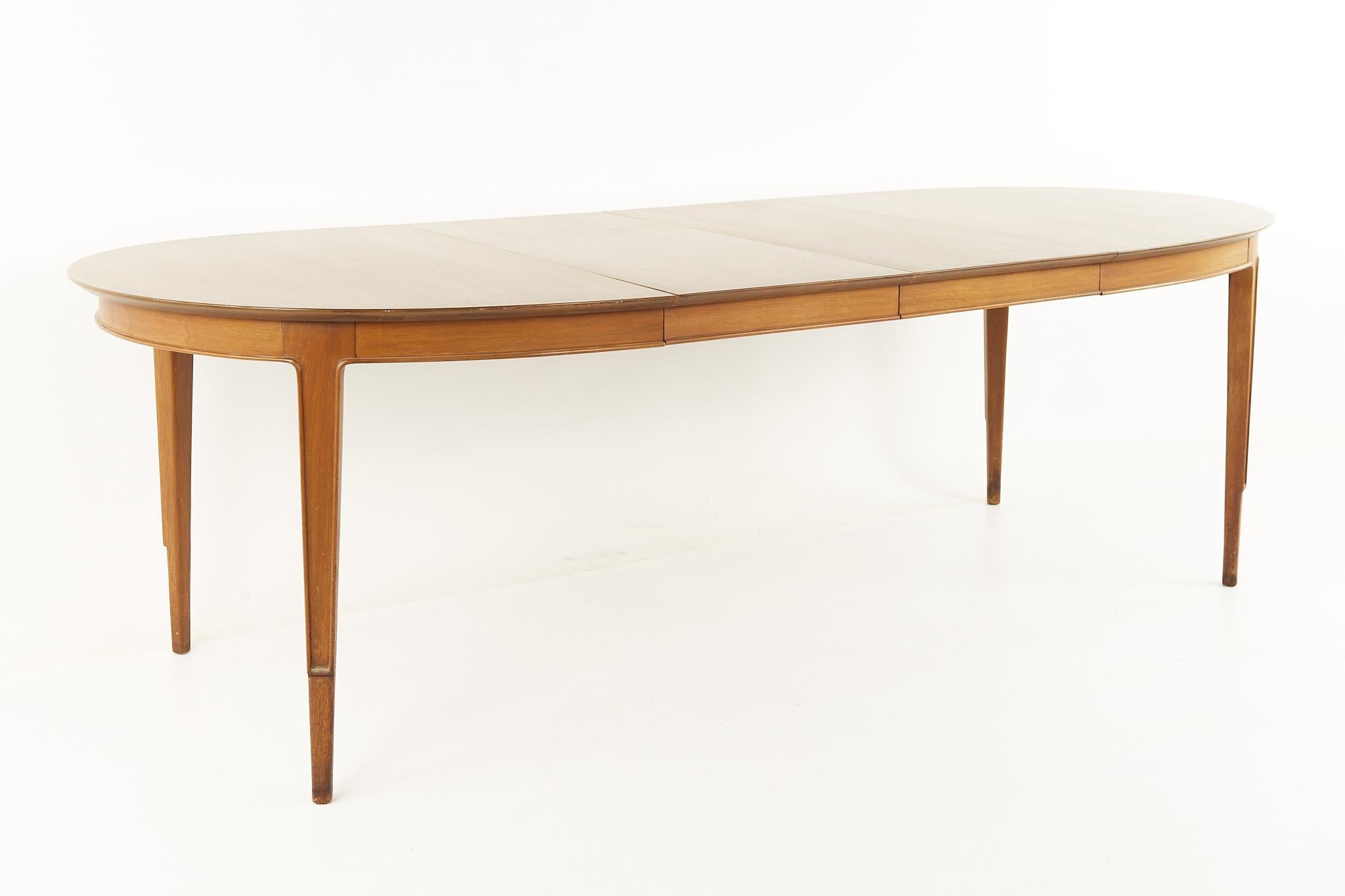 Mount Airy Janus Mid Century Dining Table with 2 Leaves 4