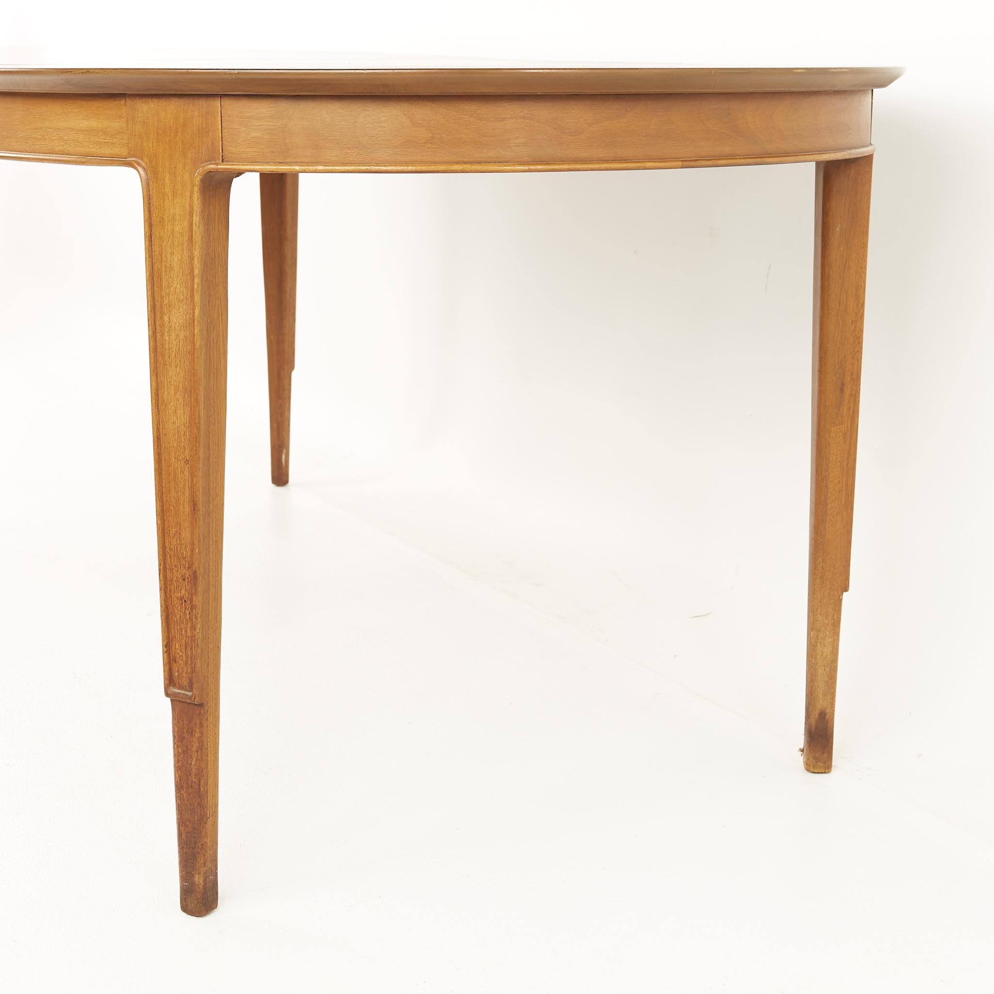 Mount Airy Janus Mid Century Dining Table with 2 Leaves 9