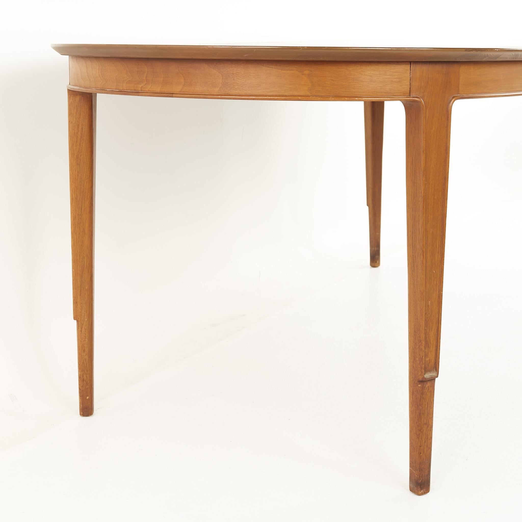 Mount Airy Janus Mid Century Dining Table with 2 Leaves 10