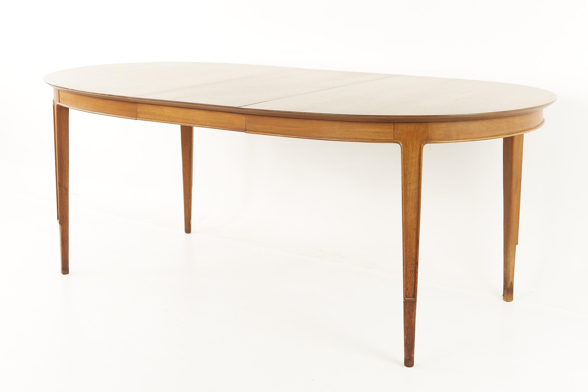 Mount Airy Janus Mid Century Dining Table with 2 Leaves 1