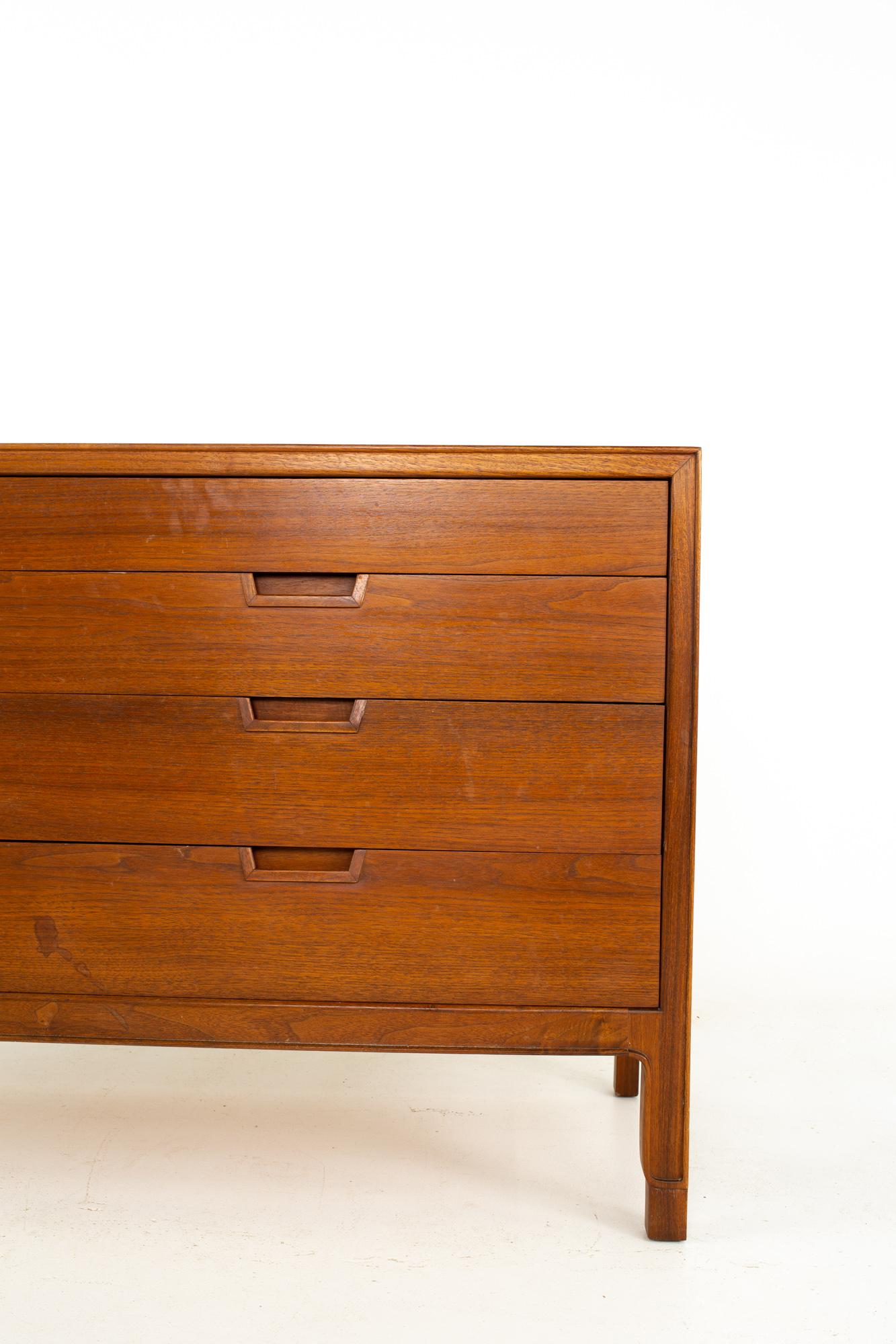 Mount Airy Janus Mid Century Lowboy Dresser 1