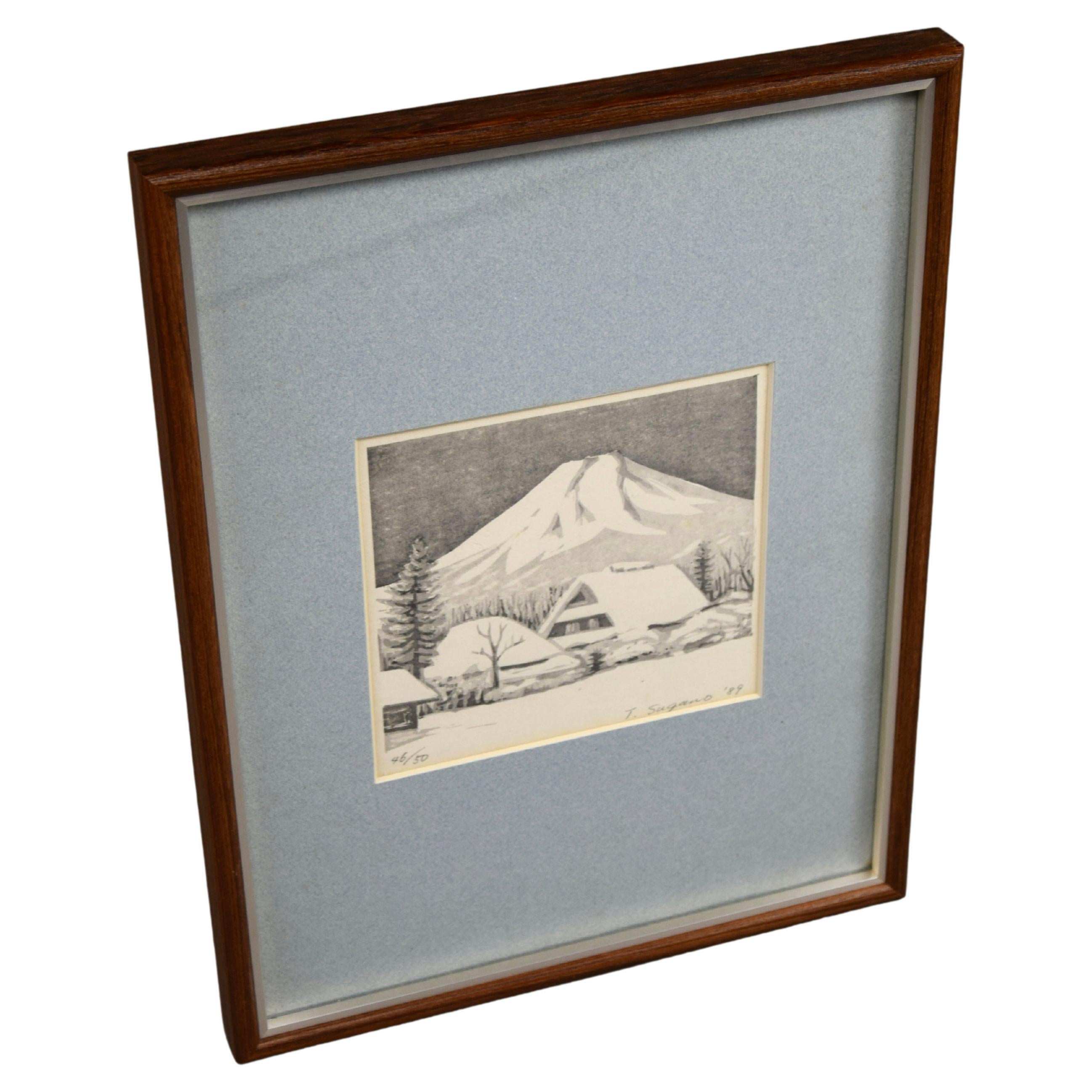 Mount Fuji Traditional Japanese Woodblock Print 46/50