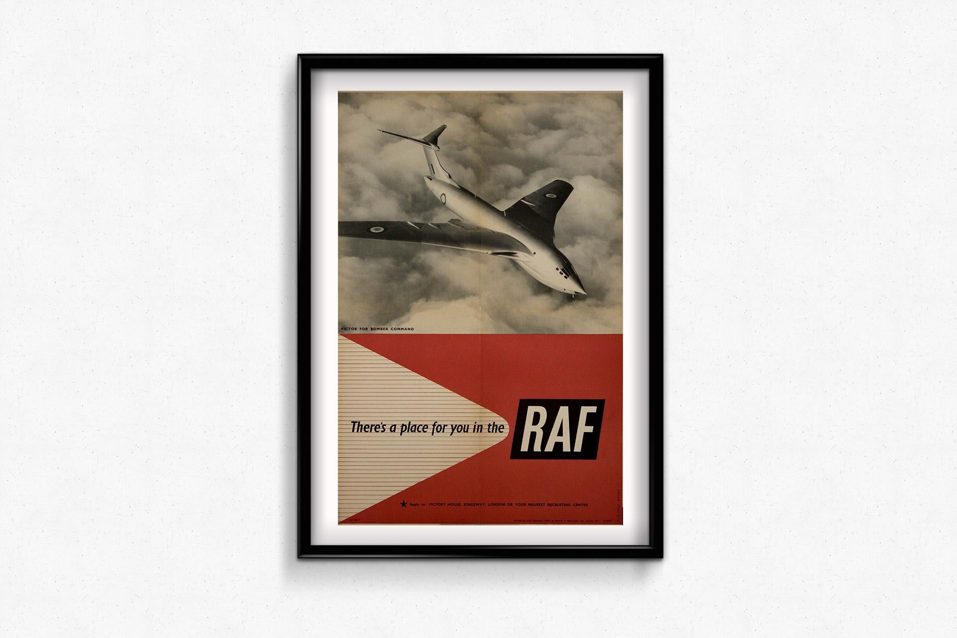 1951 original Royal Air Force (RAF) recruitment poster For Sale 2