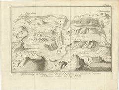 Mount Sinai & St. Catherine's – Antique Map of the Sinai Monasteries, 1776