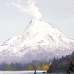 Mount St Helens Long Ago Original Oil Painting by Heinie Hartwig