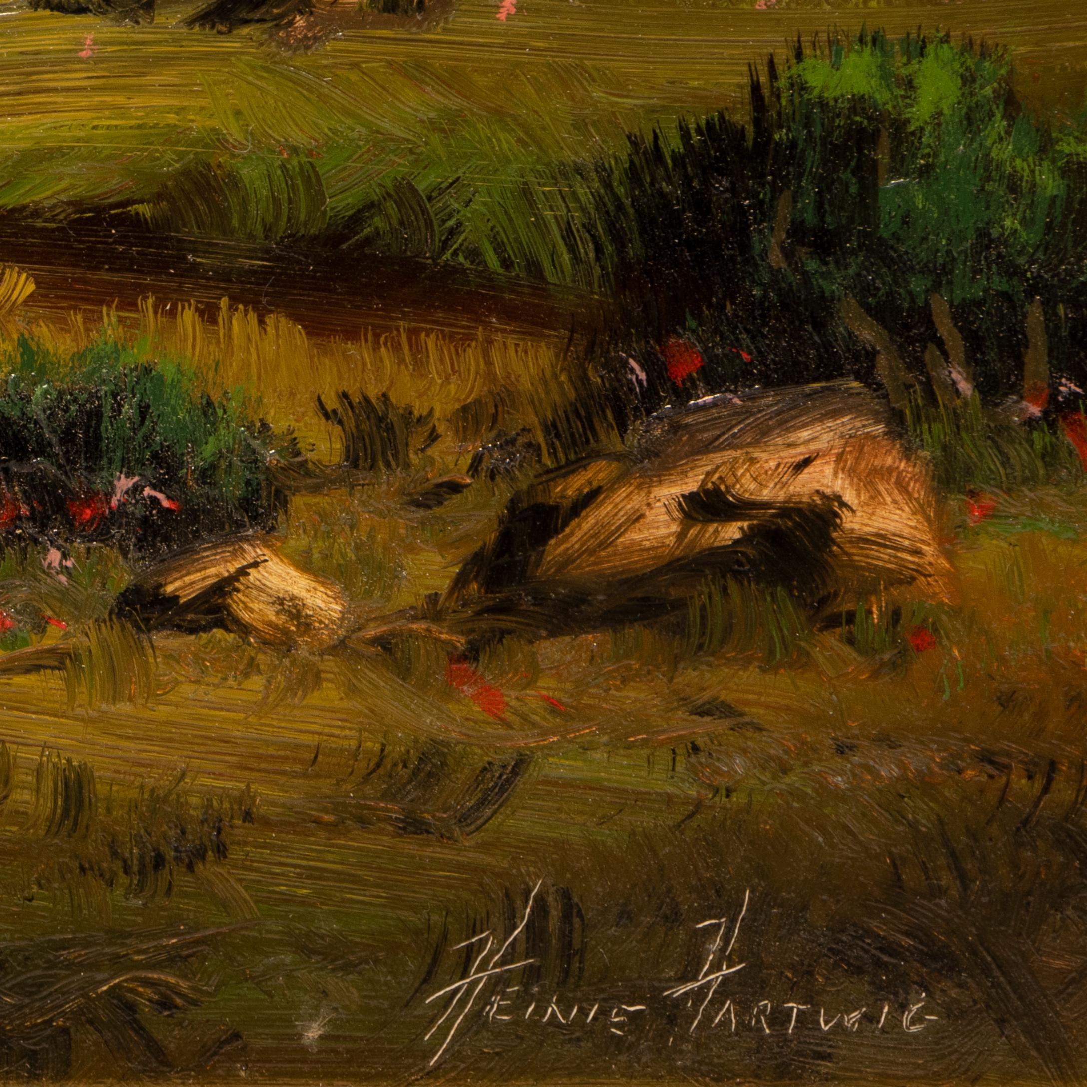Mount St Helens Long Ago Pittura ad olio originale di Heinie Hartwig In condizioni buone in vendita a Coeur d'Alene, ID
