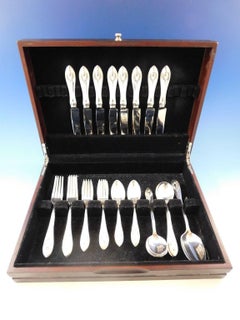 Mount Vernon by Lunt Sterling Silver Flatware Set for 8 Service 41 Pieces