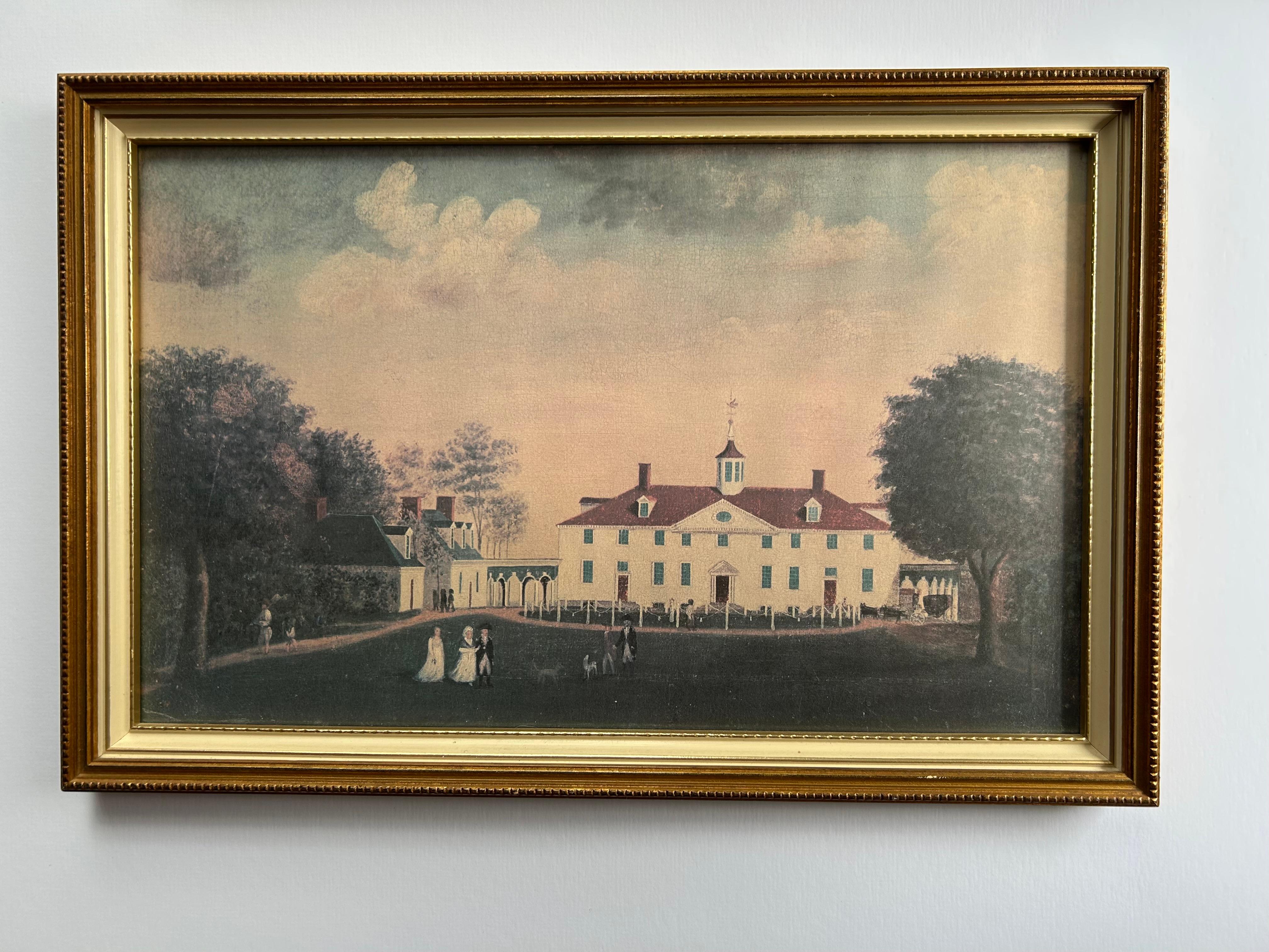 Mount Vernon, Paar Vintage-Drucke im Angebot 3