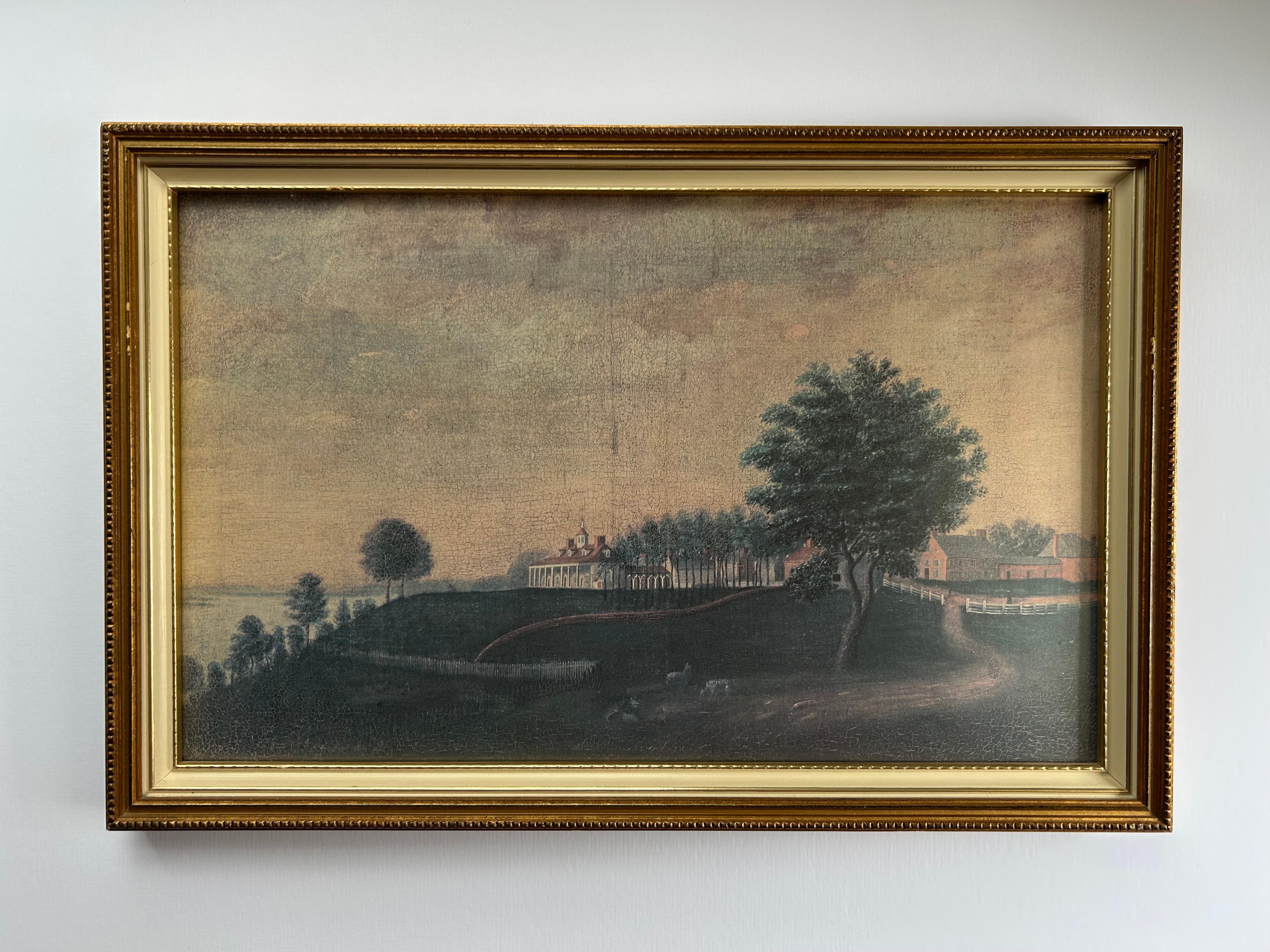 Mount Vernon, Paar Vintage-Drucke im Angebot 2