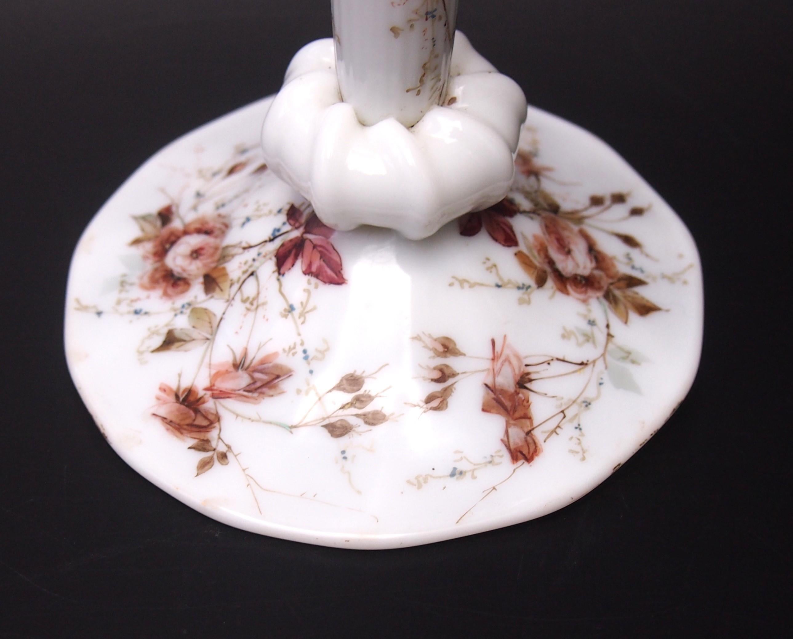 Mont Washington Kolonialgeschirr signierte Trompetenvase ca. 1907 1924 (Art nouveau) im Angebot