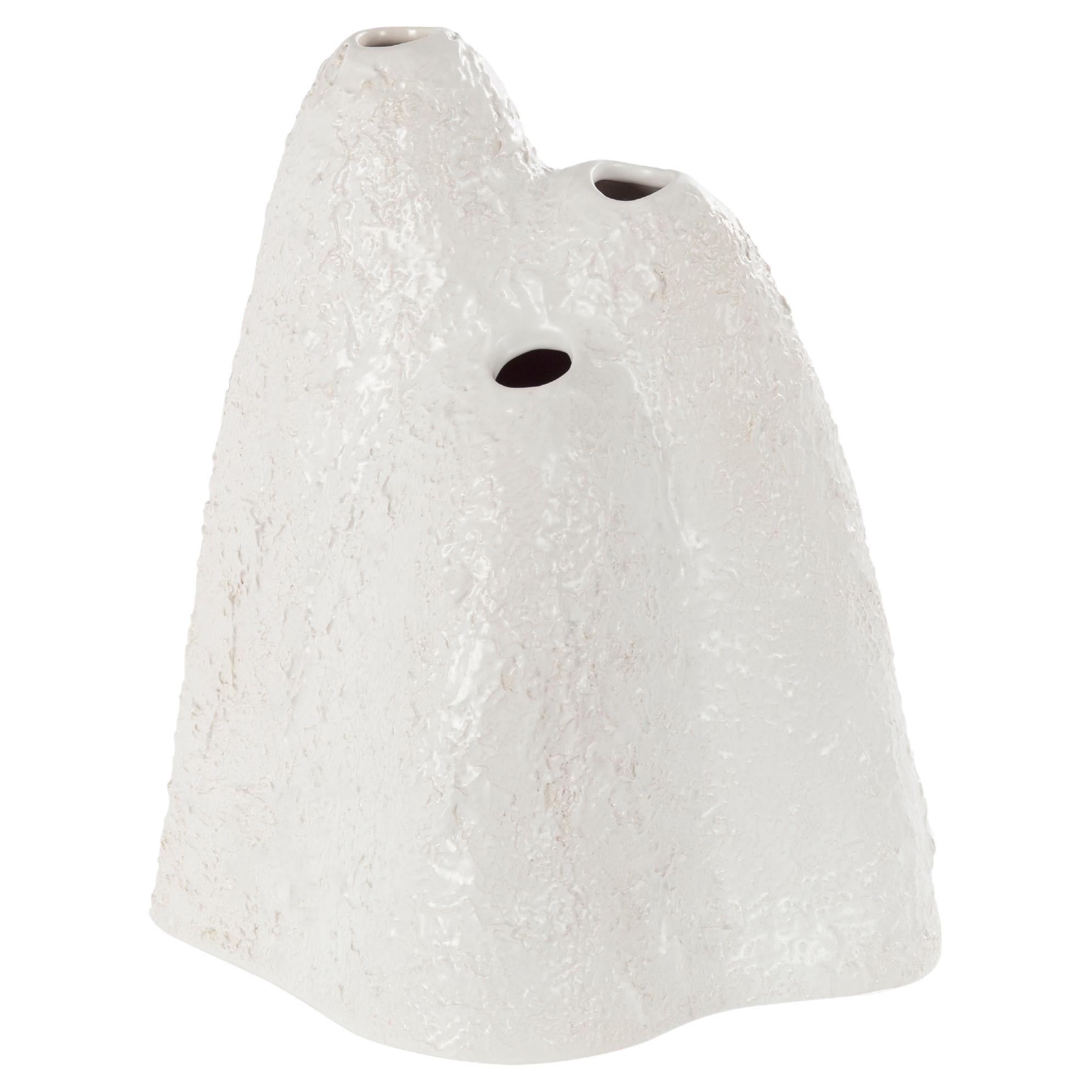 Mountain Big White Vase by Pulpo For Sale
