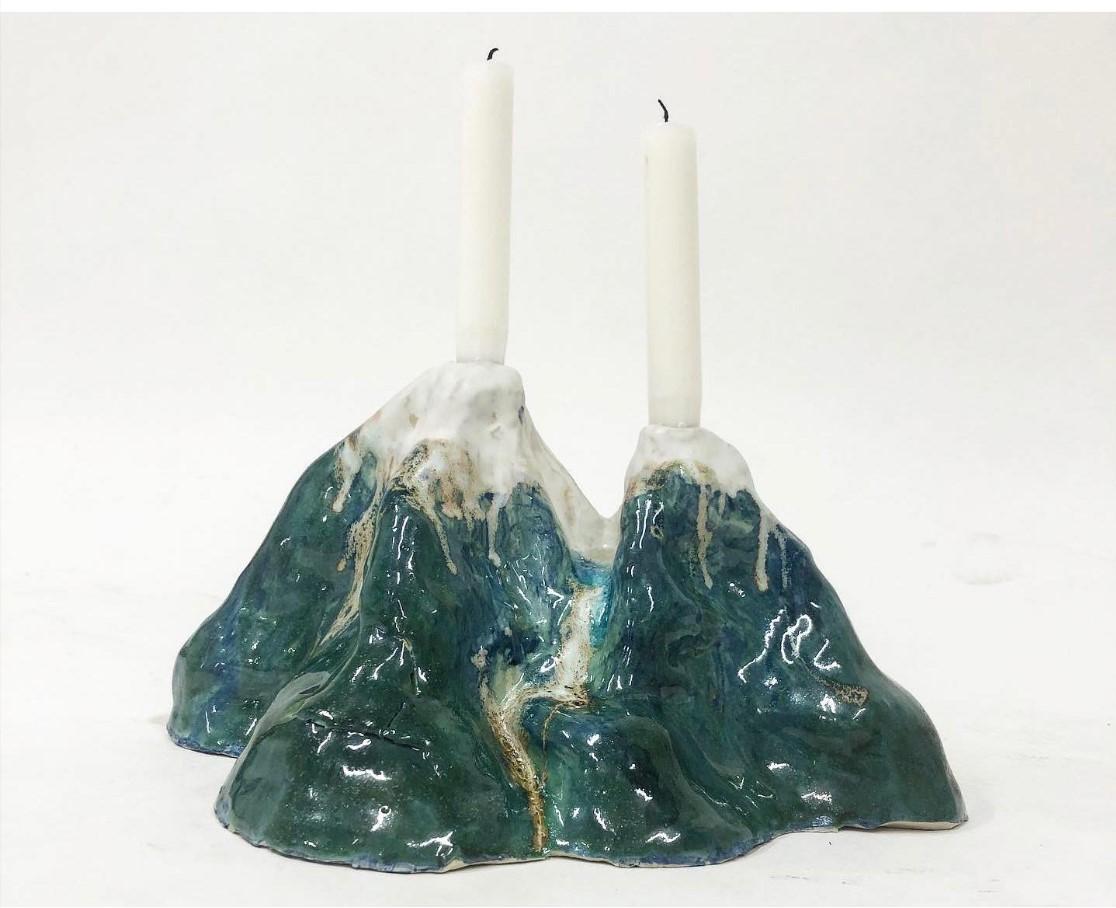 Berg-Kerzenständer by Astrid Öhman (Postmoderne) im Angebot