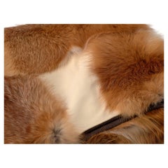 Mountain Chalet Fox Suede Bed Base Fur Throw Luxury Blanket Plaid by Muchi Decor