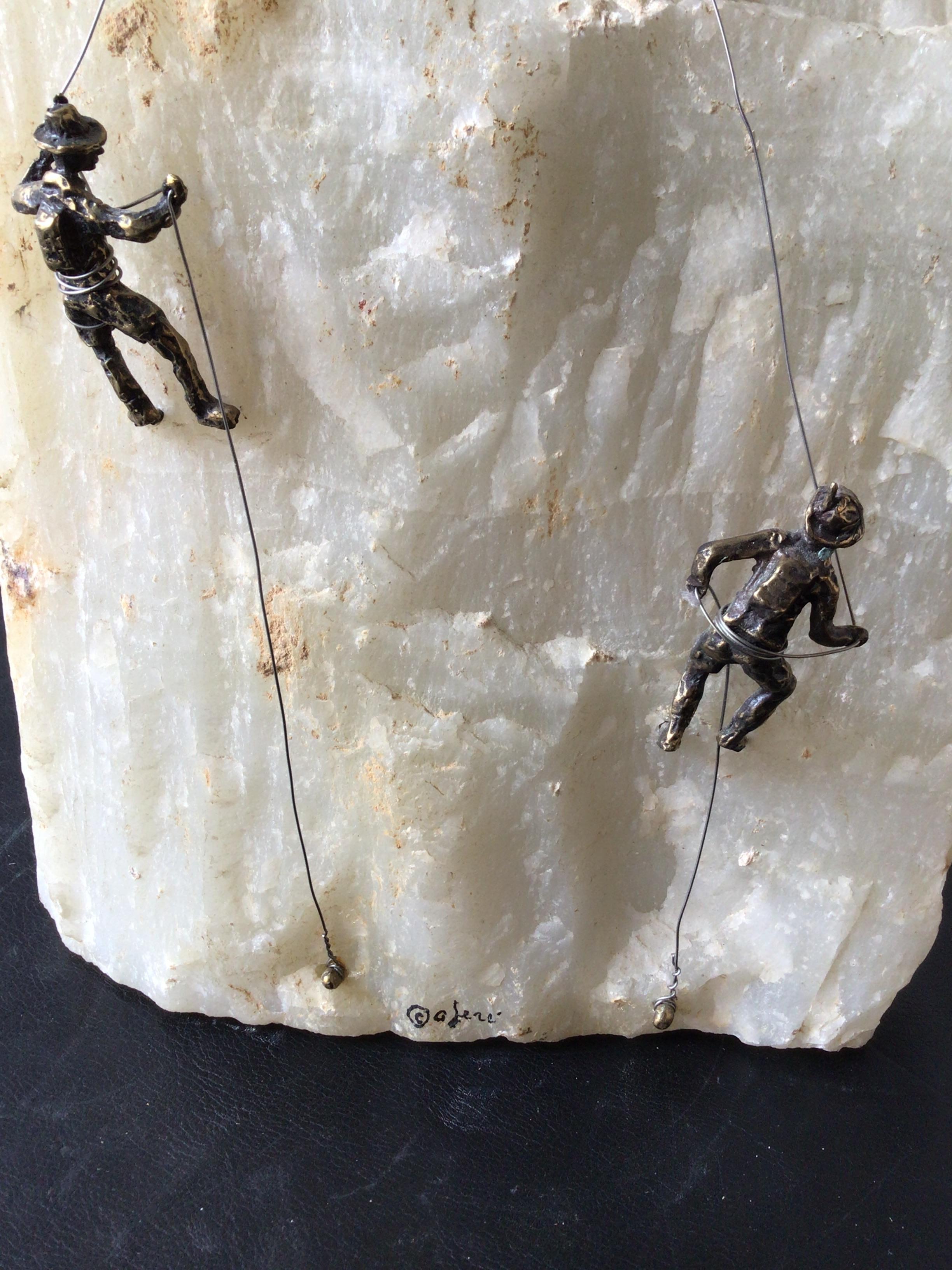 Mountain Climbers Sculpture by Jere 3