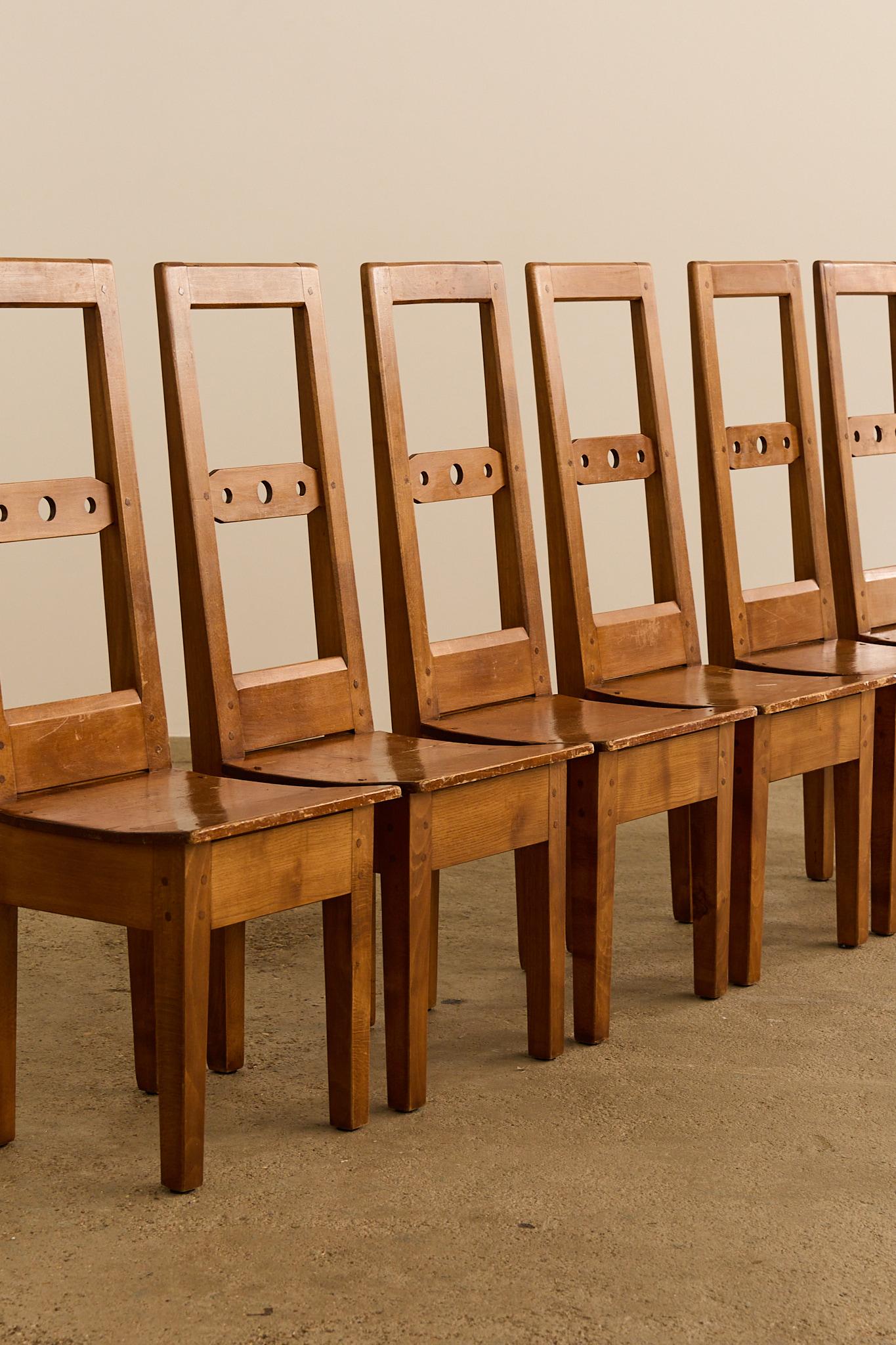 Menuiserie Chaises de salle à manger de montagne en vente