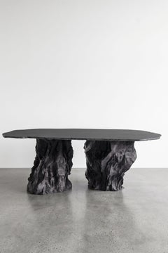 Mountain Dining Table in PETG, Resin, Oak & Glass Fiber by UNICOGGETTO