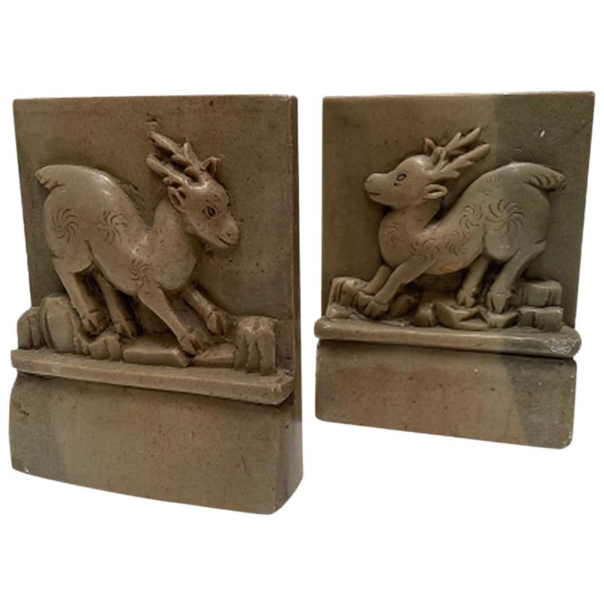 Mountain Goat Bookends