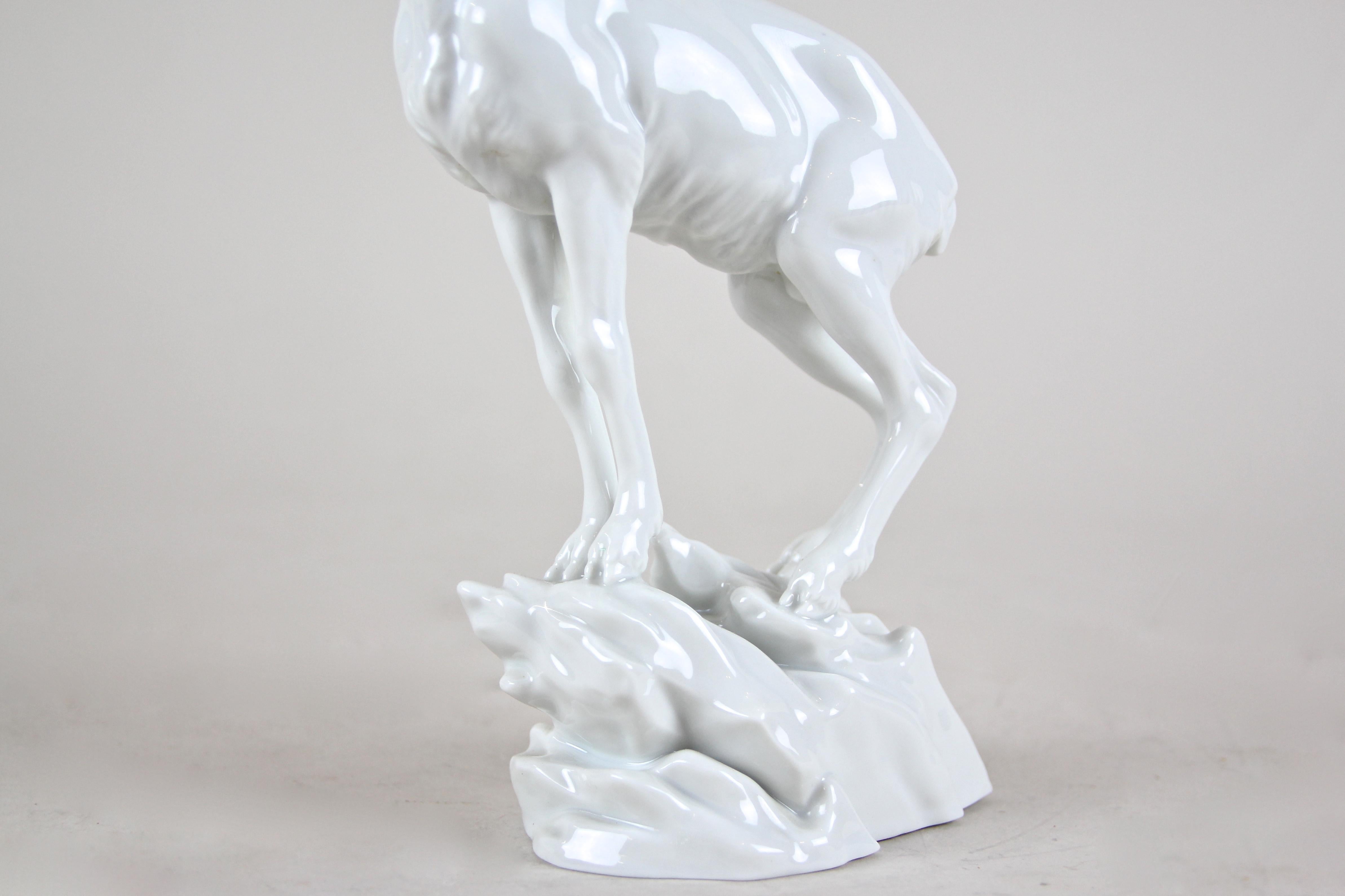 Mountain Goat by Augarten Porcelain Vienna, Austria, circa 1930 1