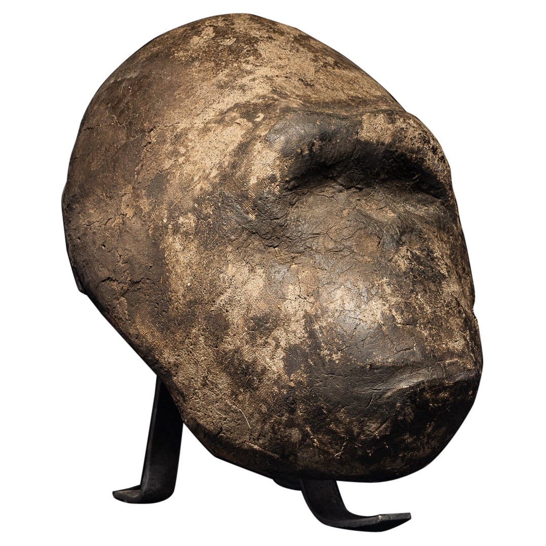 Mountain Gorilla 1 - Contemporary Unique Handmade Sculpture, Portrait