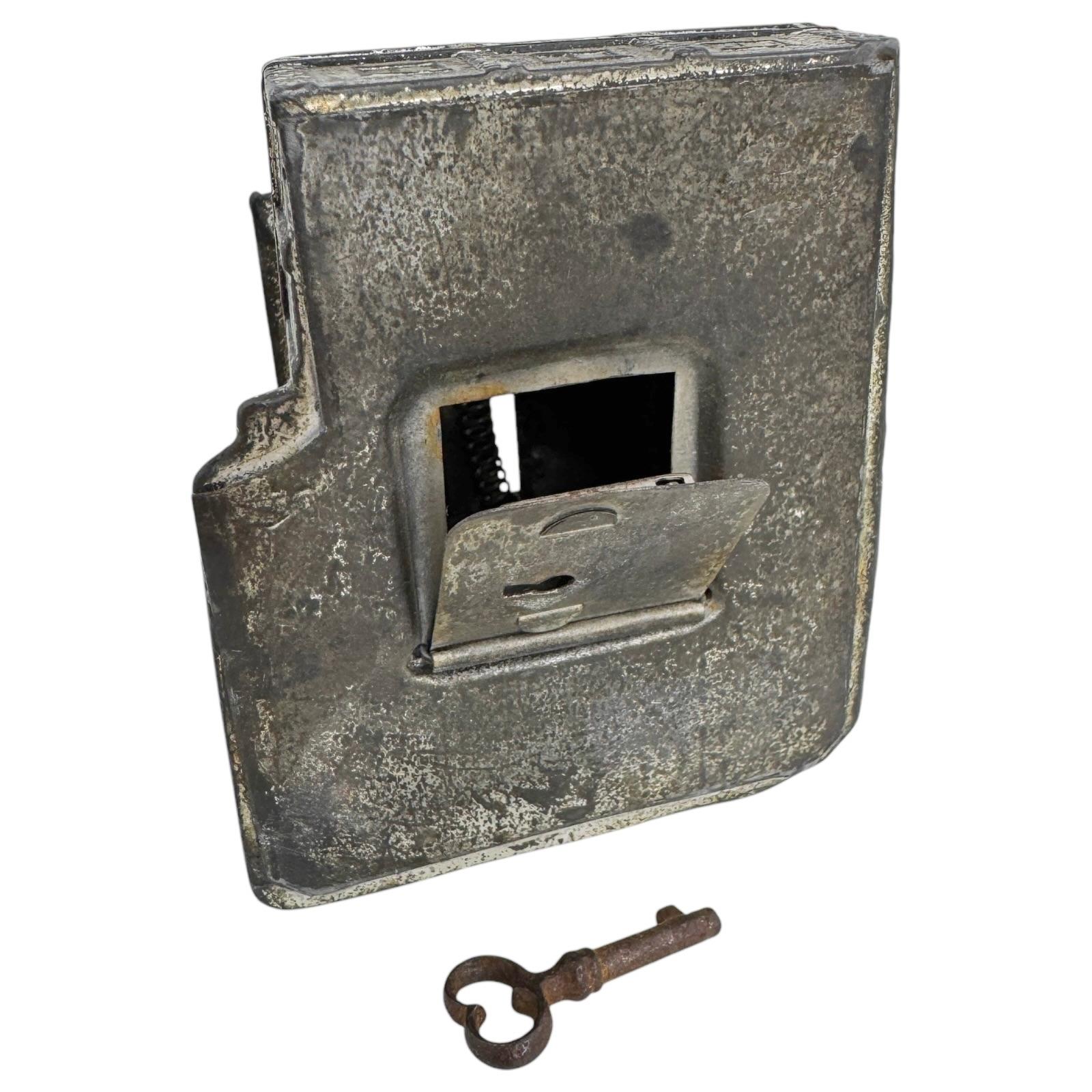 Mountain Hut Lodge Haus Wachenfeld Metal Money Box Piggy Bank, Vintage 1930s For Sale 3