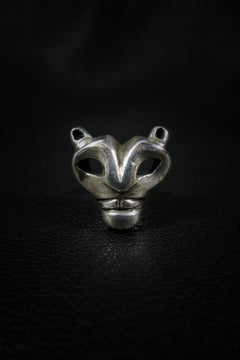 Mountain Lion Sterling Silver Ring by Ken Fury