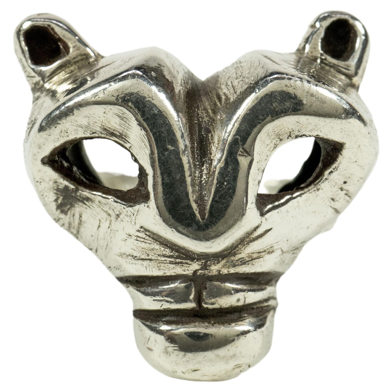 For Sale:  Mountain Lion Sterling Silver Ring by Ken Fury