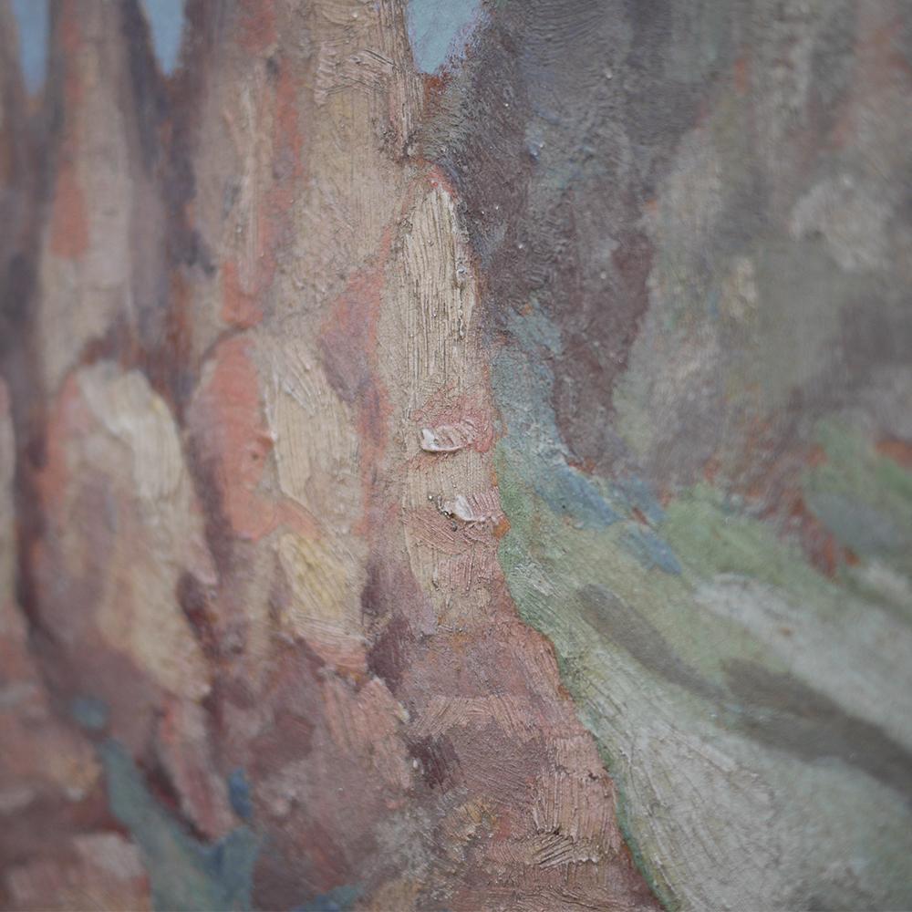 Mountain Painting, Dolomites, Oil on Cardboard, 1920 3