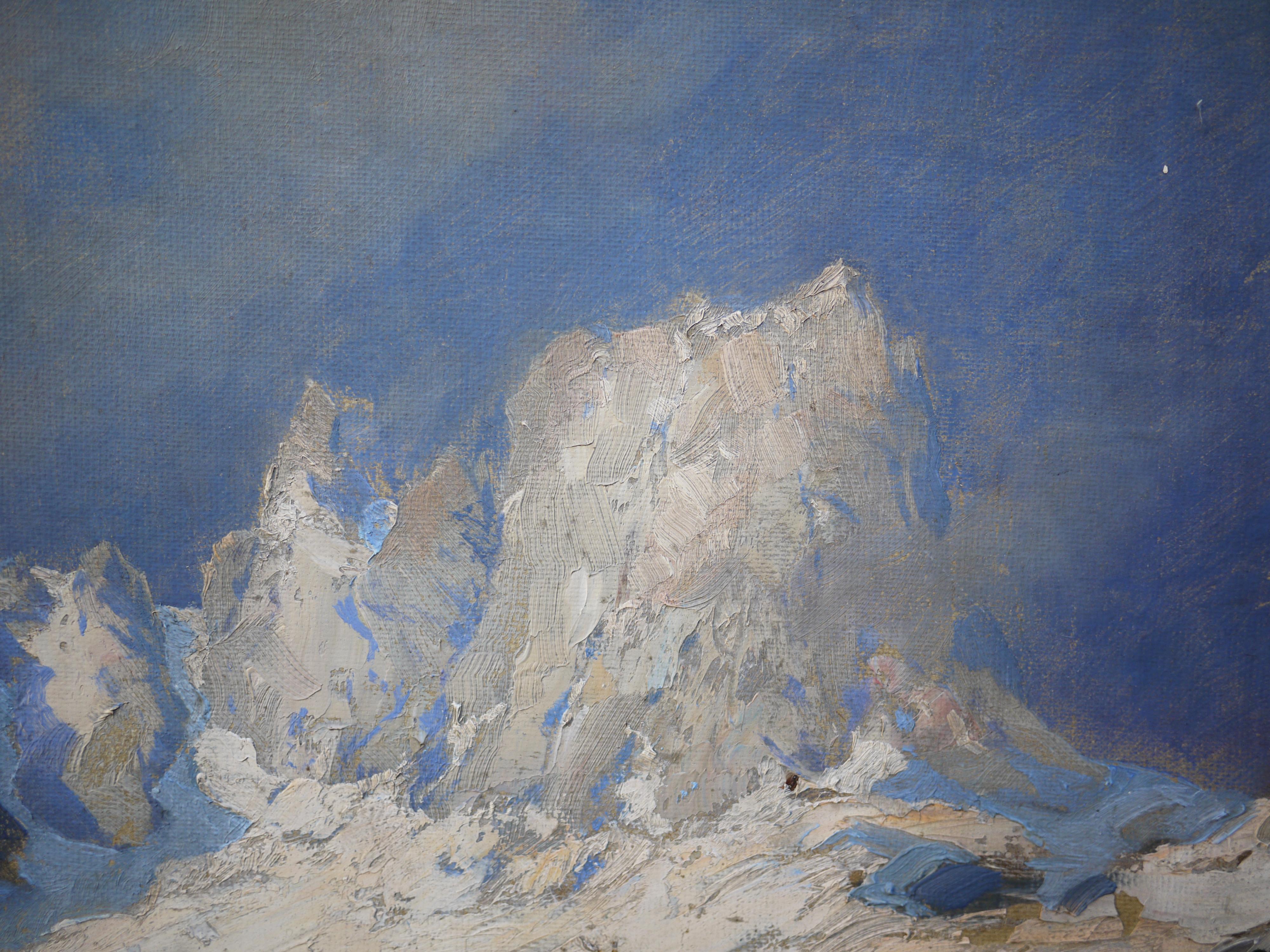 dolomites painting