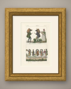 Mountain People of the Riesengebirge and a Wedding Procession, 1842
