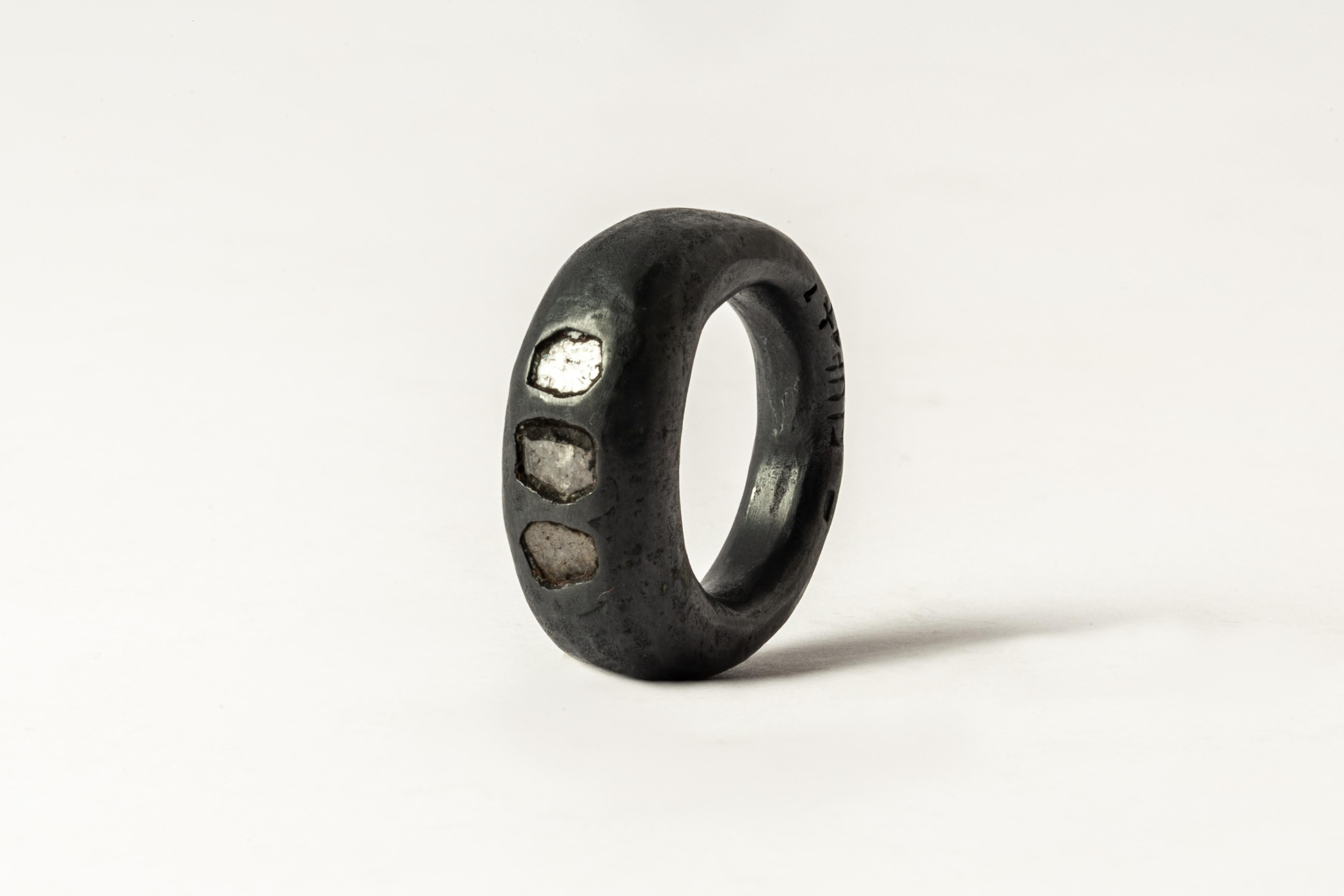 For Sale:  Mountain Ring (0.4 CT, 3 Diamond Slabs, KA+DIA) 2