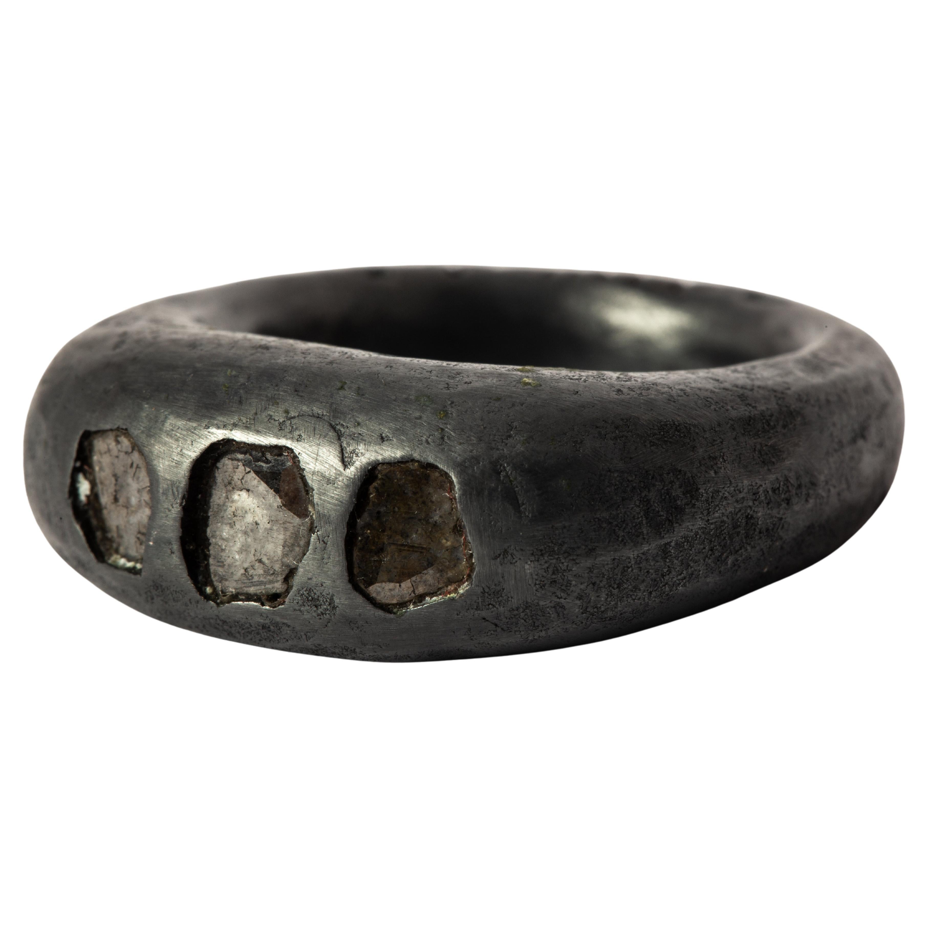 For Sale:  Mountain Ring (0.4 CT, 3 Diamond Slabs, KA+DIA)