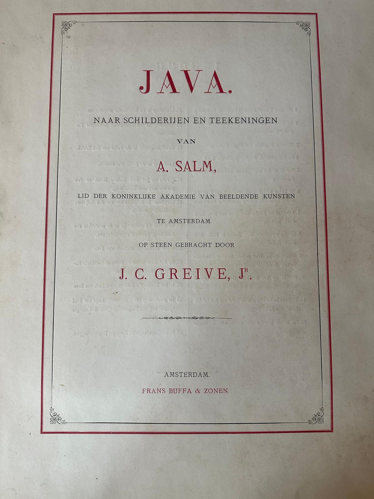 Bergstraße zum Salak-Tal, Java - Koloniale Landschaftslithographie, 1872 im Angebot 4