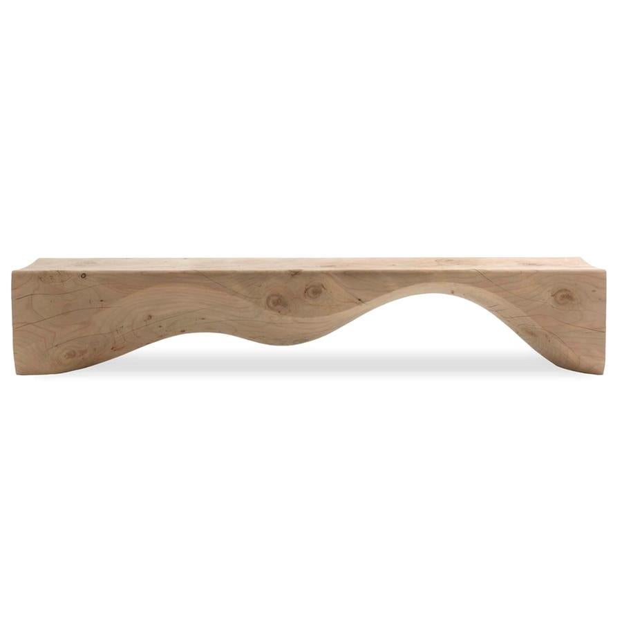 cedar floating bench