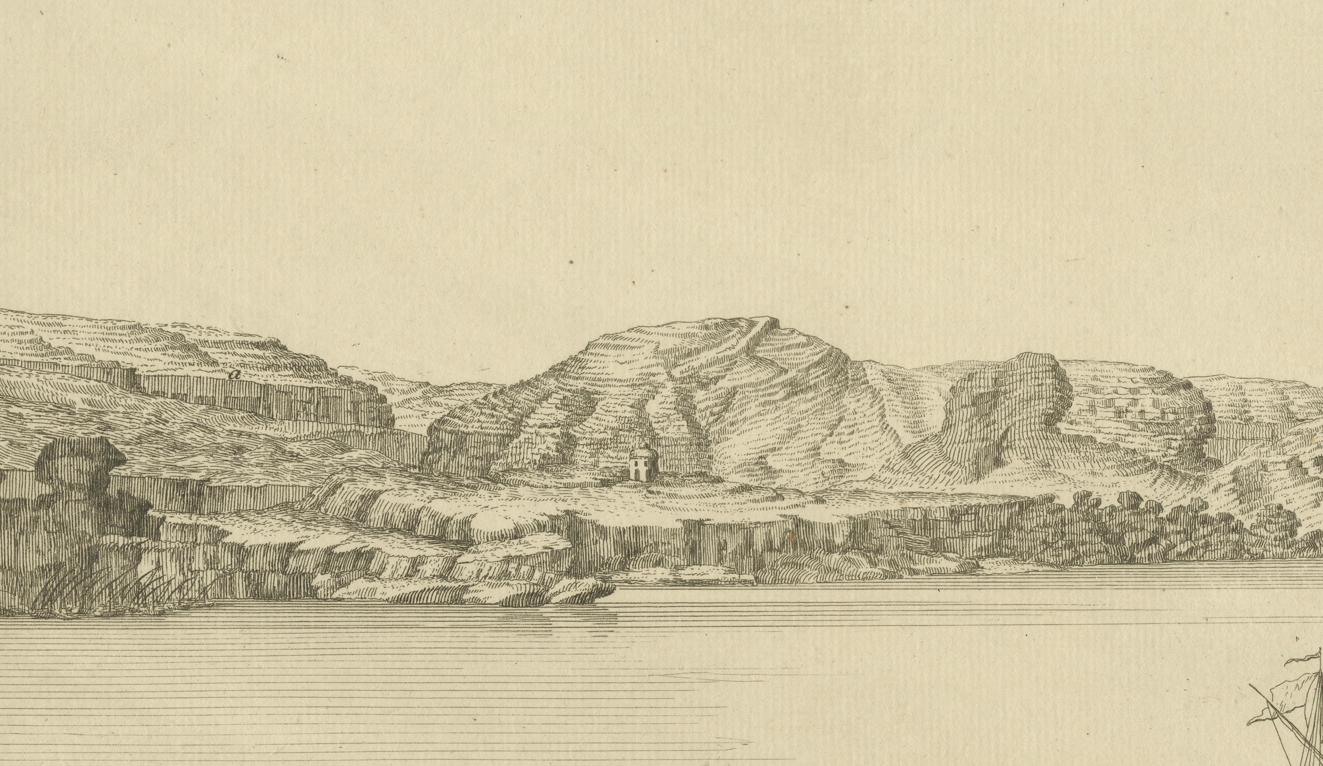 Mountains of Abyssode opposite Umm el Gusur – Nile View, c.1755