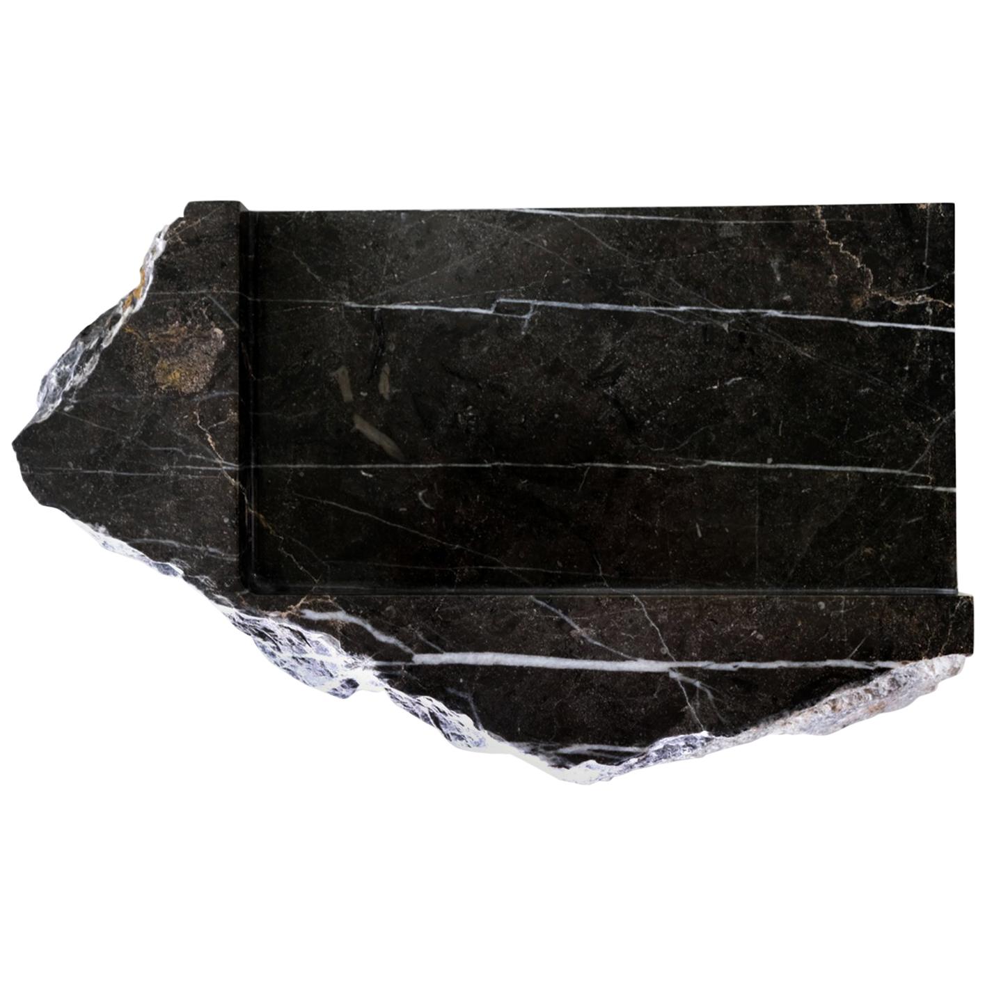 Mountainscapes Black Marble Tray