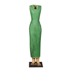Mounted Antique Distressed Wooden Santo c.1890-1940