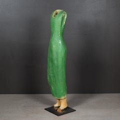 Mounted Antique Distressed Wooden Santo c.1890-1940