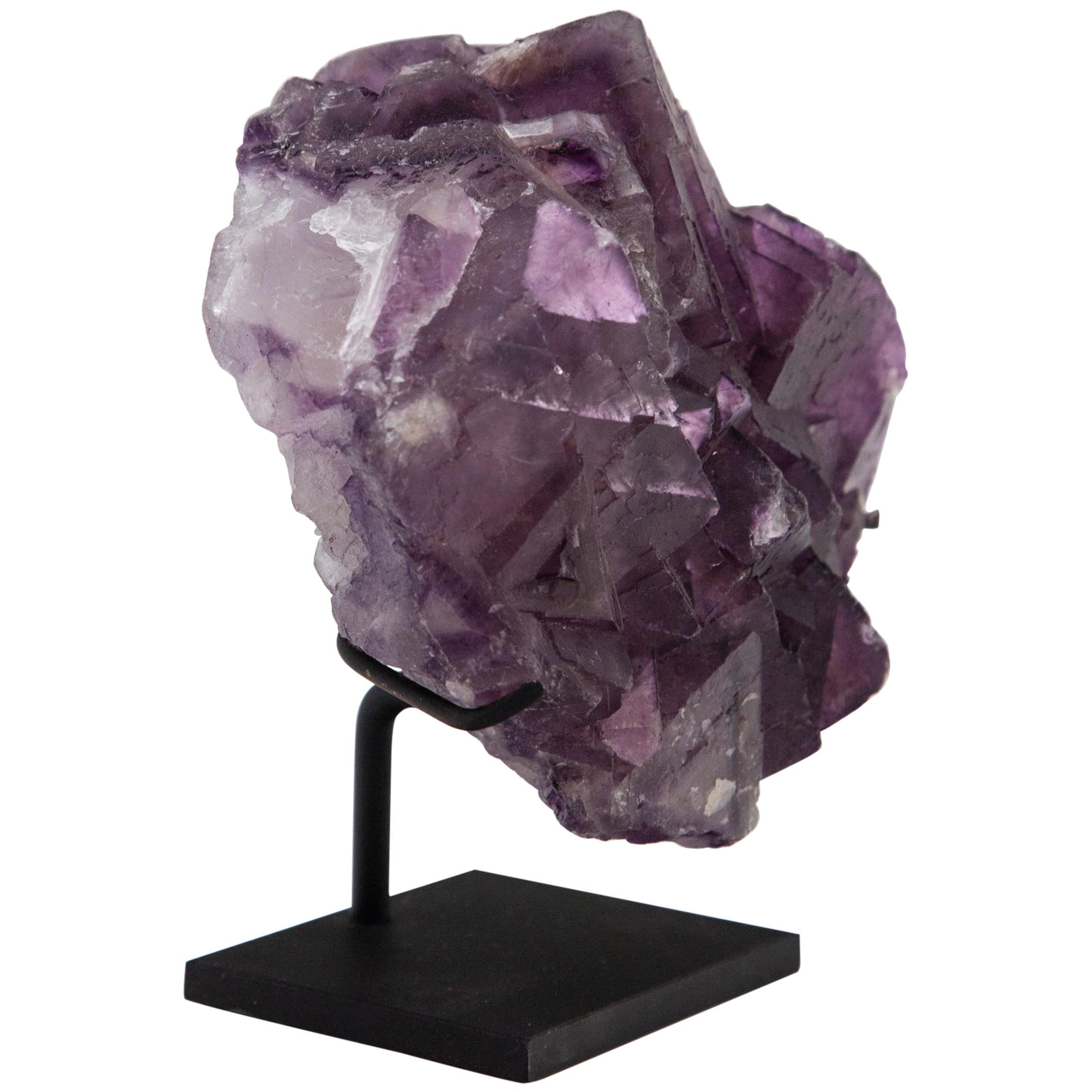 Mounted Fluorite Specimen