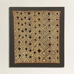 Mounted Kuba Cloth Panel